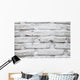 Old White Brick Wall Wall Decal