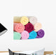 Combined Color Towels Wall Decal