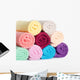 Combined Color Towels Wall Decal