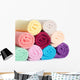 Combined Color Towels Wall Decal