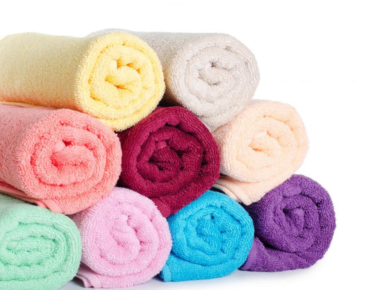 Combined Color Towels Wall Decal