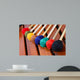 Coloured Mallets Marimba Wall Decal