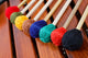 Coloured Mallets Marimba Wall Decal