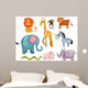 Jungle Animal Wall Decal Set 2