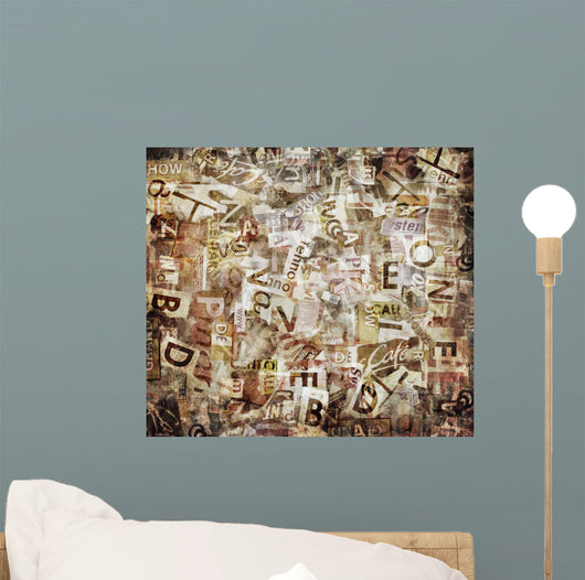 Grunge Textured Wall Decal