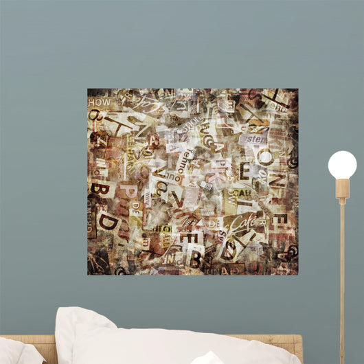 Grunge Textured Wall Decal