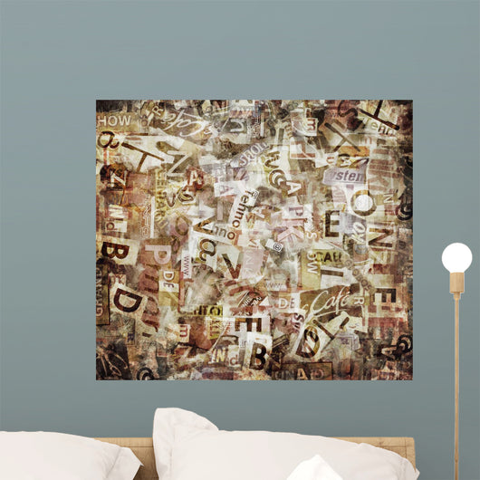 Grunge Textured Wall Decal