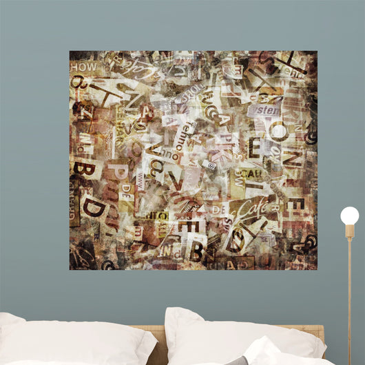 Grunge Textured Wall Decal