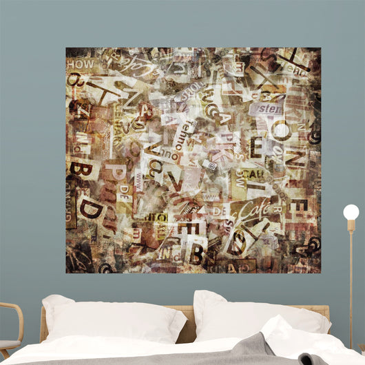 Grunge Textured Wall Decal