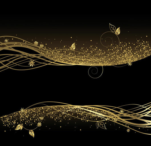 Black And Gold Wall Decal