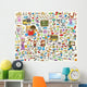 Learning School Vector Illustration Wall Decal