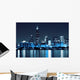 Financial District Night Chicago Wall Decal