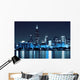 Financial District Night Chicago Wall Decal