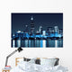 Financial District Night Chicago Wall Decal