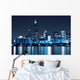 Financial District Night Chicago Wall Decal