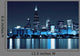 Financial District Night Chicago Wall Decal