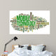 Mobile Technology Concept Tag Wall Decal