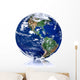 Globe With Reflection Front Wall Decal
