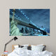Brooklyn Bridge And Statue Wall Decal