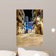 Night Scene Gothic Quarter Wall Decal