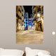 Night Scene Gothic Quarter Wall Decal