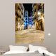 Night Scene Gothic Quarter Wall Decal