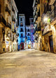 Night Scene Gothic Quarter Wall Decal