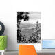 Lake Tahoe Forest in Winter (Greyscale) Wall Decal
