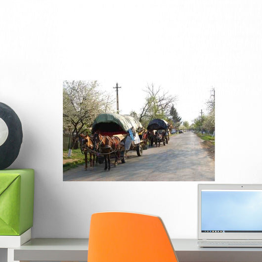 Gypsy Coach Wall Decal