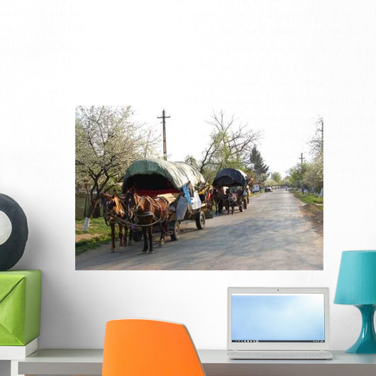 Gypsy Coach Wall Decal