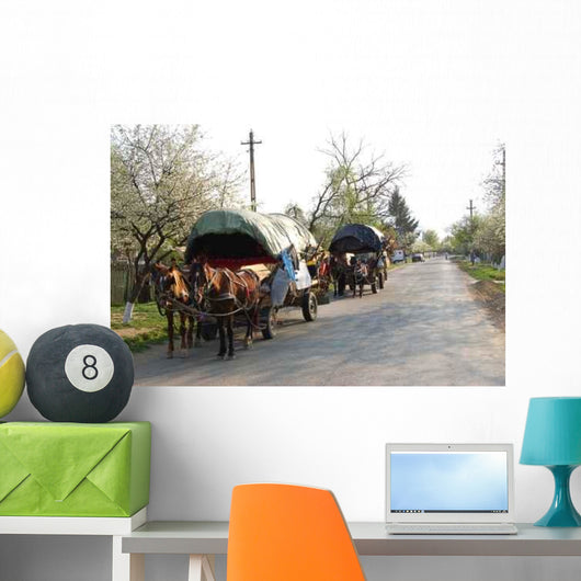 Gypsy Coach Wall Decal