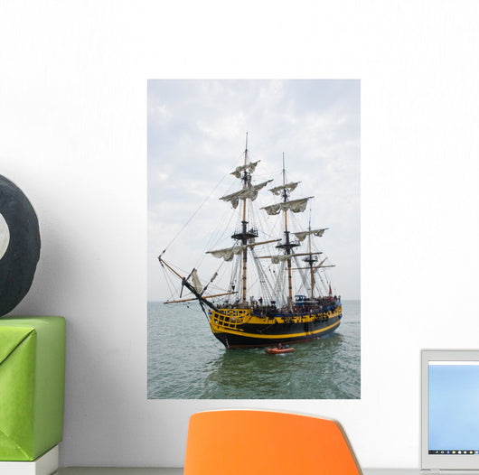 Tall Ship Wall Decal