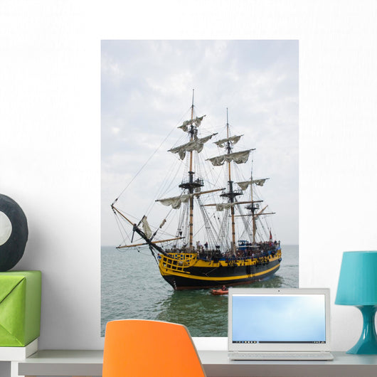 Tall Ship Wall Decal