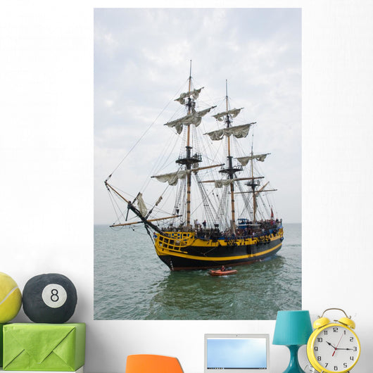 Tall Ship Wall Decal