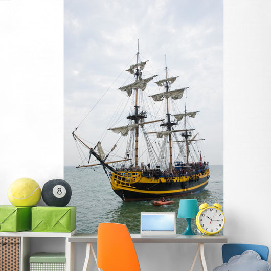 Tall Ship Wall Decal
