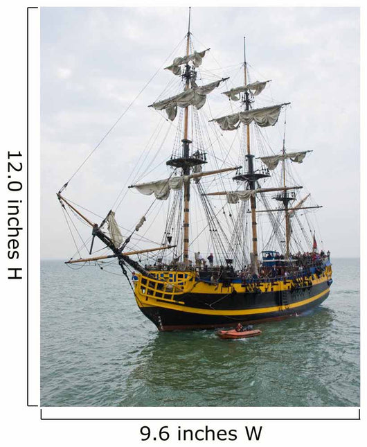 Tall Ship Wall Decal