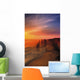 Sunset And Rock Formations Wall Mural
