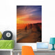 Sunset And Rock Formations Wall Mural