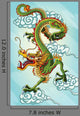 Green Chinese Dragon Painting Wall Decal