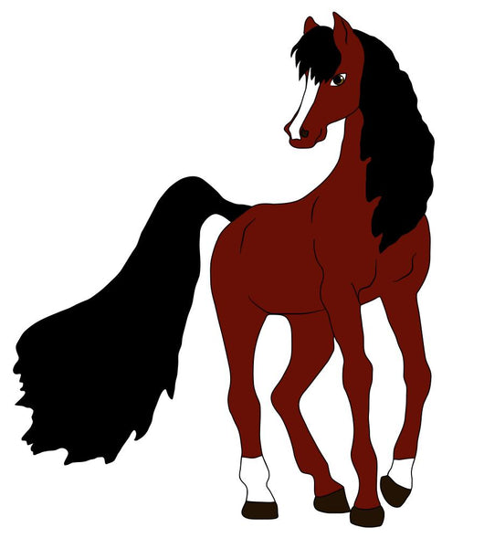 Horse Illustration Wall Decal