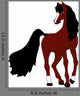 Horse Illustration Wall Decal