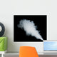 White Smoke Black Wall Decal