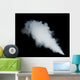 White Smoke Black Wall Decal