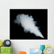 White Smoke Black Wall Decal