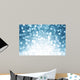 Blue Defocused Lights Winter Wall Decal