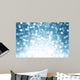 Blue Defocused Lights Winter Wall Decal
