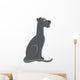 Sitting Panther Cartoon Wall Decal
