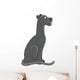 Sitting Panther Cartoon Wall Decal