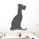 Sitting Panther Cartoon Wall Decal