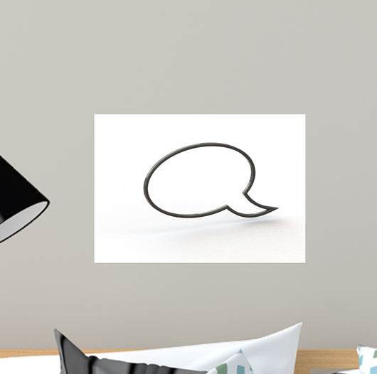 Speech Bubble Wall Decal